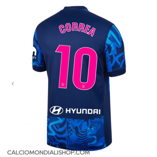 Maglie da calcio Atletico Madrid Angel Correa #10 Terza Maglia 2024-25 Manica Corta